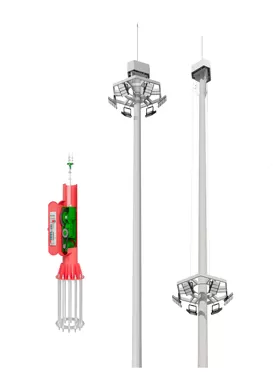 Mataas na Mast na may Lifting System