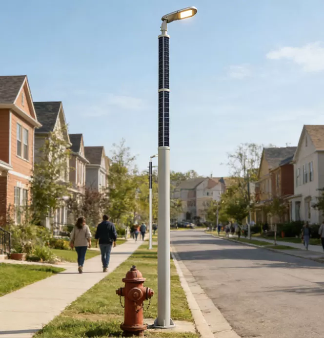 Kung Paano Gumagana ang Light ng Solar Pole ng Phoebus