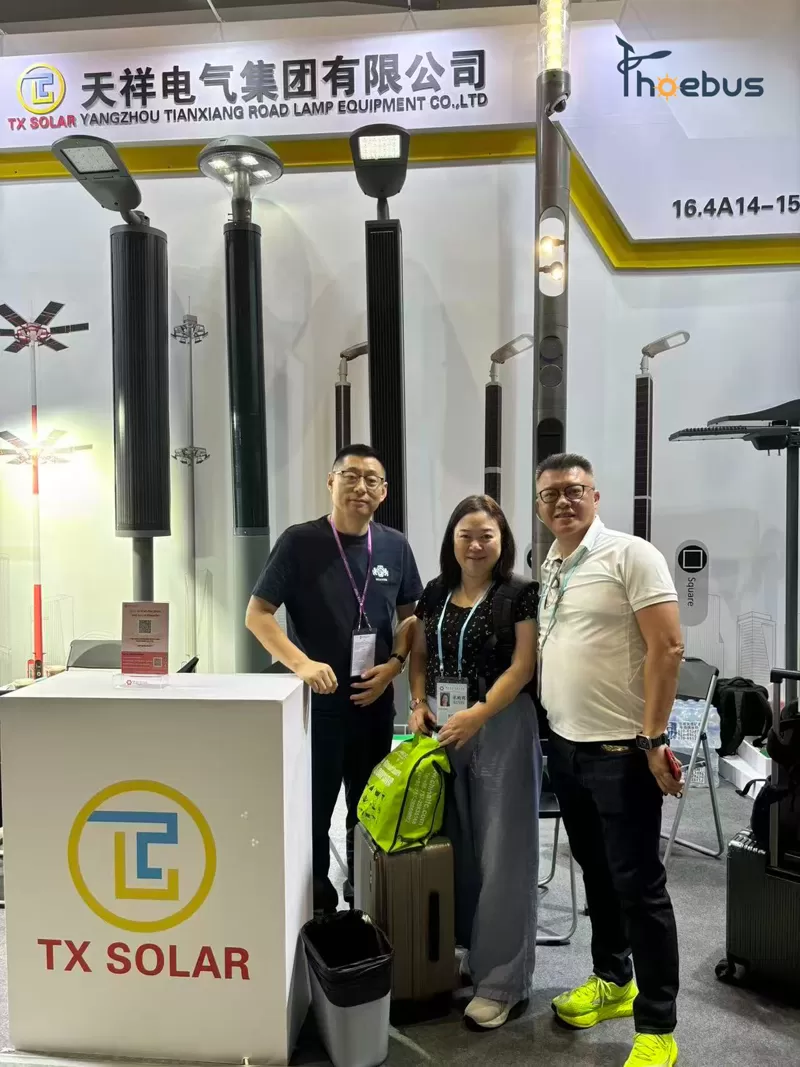 New Solar Pole Light