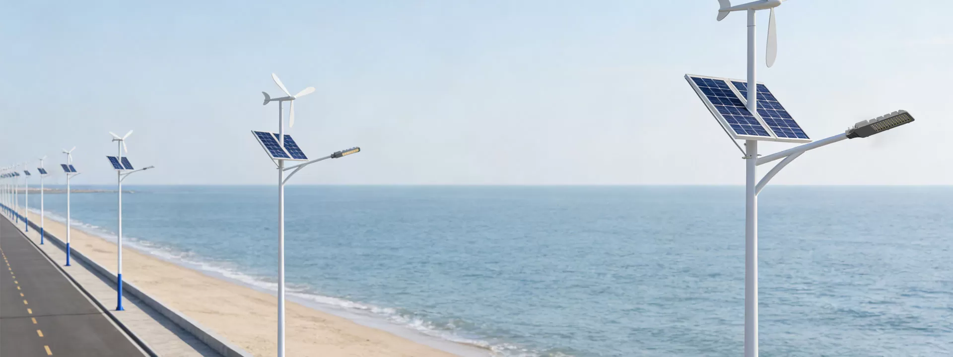 Aplikasyon ng Product ng Hybrid Solar Street Lights