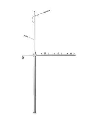 Street Light Pole na may CCTV